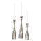 Marble Resin Candle Holders - Set of 3 Exquisite Decorative Taper Candlesticks for Luxurious Home Decor, Elegant Dining Table Centerpieces, Stylish Interior Accents, and Exclusive Event Illumination
